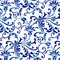 Rebecca Floral All Over Wall Stencil | 3692 by Designer Stencils | Pattern Stencils |